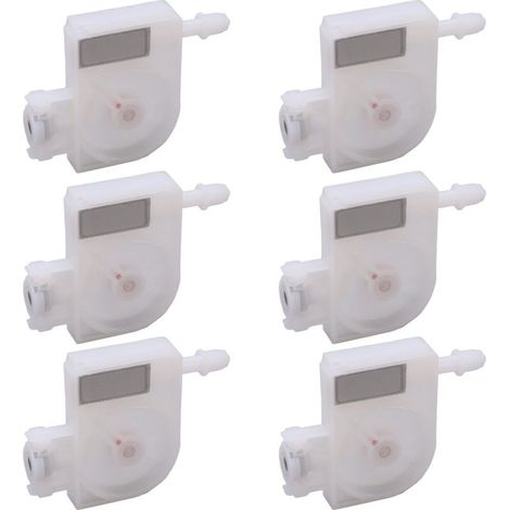 Amortisseur d'encre de remplacement avec filtre à maille, imprimante en plastique PP pour fil blanc DX5 DX6 DX7 6 pièces (1/5)