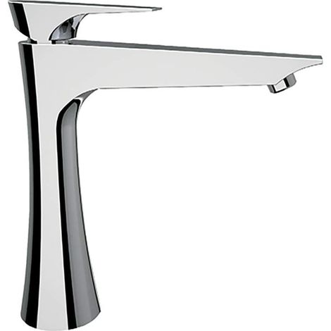 GRIFO MONOMANDO DE DISEÑO ITALIANO SERIE PRAGA PARA LAVABO CAÑO ALTO (1/2)