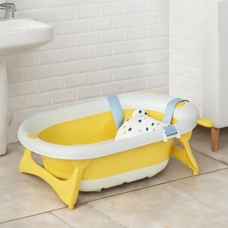 Baignoire pliable bébé 35 L avec coussin réglable en pP tpe (1/5)