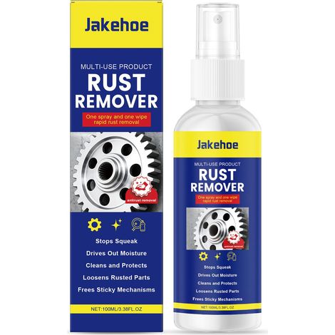 Rostentferner für Metalloberflächen, beseitigt Flecken und hinterlässt glänzende, saubere Oberflächen. Tägliche Reinigung und Rostentfernung – 100 ml -- DE (1/5)