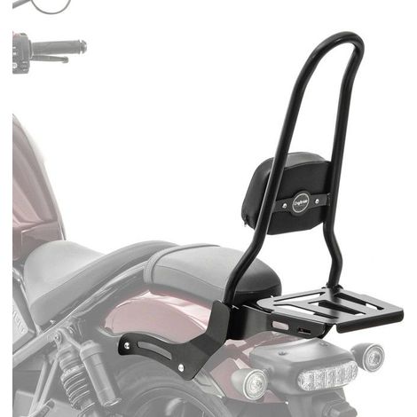 Sissy Bar XL3 pour Honda Rebel 1100 21-25 porte bagages noir