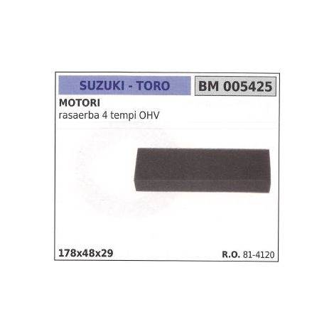 Filtro aria TORO per motore rasaerba 2 tempi 005425