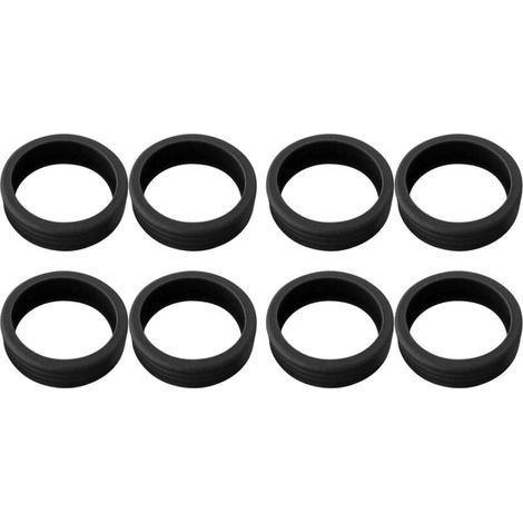 Protectores de ruedas Ulisem (paquete de 8) - Protector de ruedas de silicona para maletas, antipolvo, para fundas protectoras impermeables, maletas de viaje y maletas de viaje (1/4)