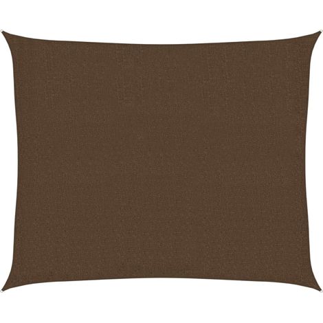 Maison Exclusive - Sonnensegel 160 g/m² Braun 2,5x3 m HDPE