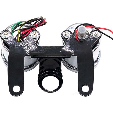 2-in-1 Motorrad-LED-Hintergrundbeleuchtung: Kilometerzähler & Drehzahlmesser, universelles Tachometer-Instrument (1/5)