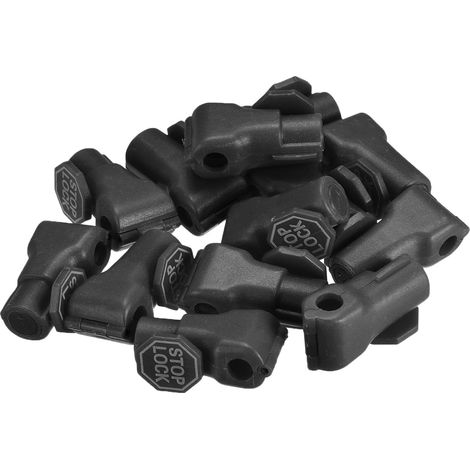 Packung mit 30 Ladengeschäft Handy Antidiebstahlhaken 6mm Schwarz Wörter (1/5)