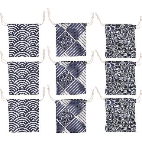 Pochette cadeau à cordon de serrage (9 pièces)