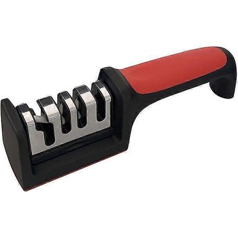 Affûteur de couteaux manuel à 3 niveaux pour couteaux de chef, outil d'affûtage de précision pour la cuisine domestique (1/5)
