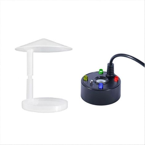 USB 4 LED générateur de brume ultrasonique avec protection éclaboussures humidificateur air (1/5)