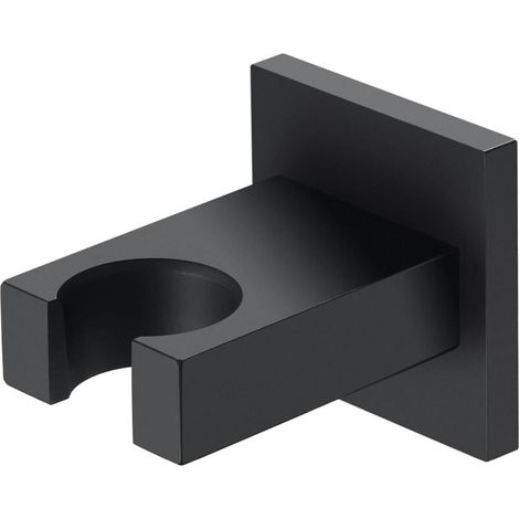 Support Pommeau de Douche Noir Support Douchette Laiton Accroche Pommeau de Douche Murale Porte Pommeau de Douche Installé en Perçant des Trous Support Pommeau Douche (1/4)