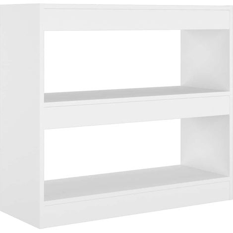 Maison Exclusive - Estantería/divisor de espacios blanco 80x30x72 (1/5)