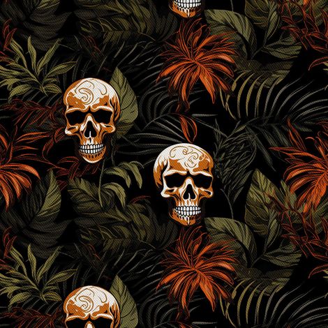 Tela decorativa para exteriores Oxford - Motivo de calavera I DX4331 (1/5)