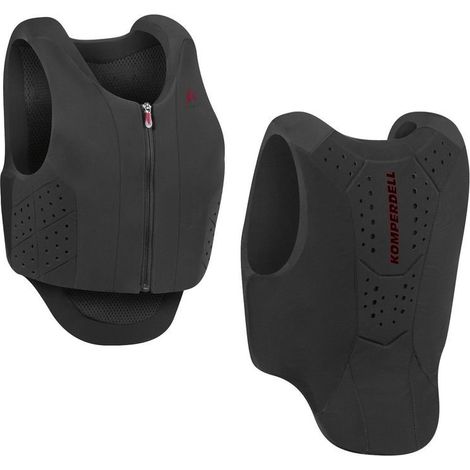 M, Nero: Gilet di sicurezza per equitazione da adulto protezione a 360° modello Safety vest ultra fit (1/3)