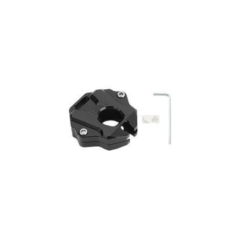 Coque de clé de moto CNC en métal solide, élégant, ajustement parfait, remplacement pour CB650R CBR650R 2020+ (noir) (1/5)