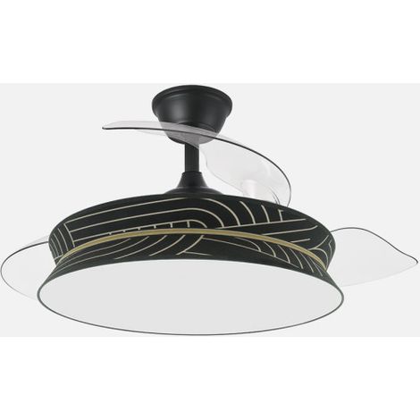 Ventilatore da soffitto Fabrilamp decor 72w telecomando LED regolabile