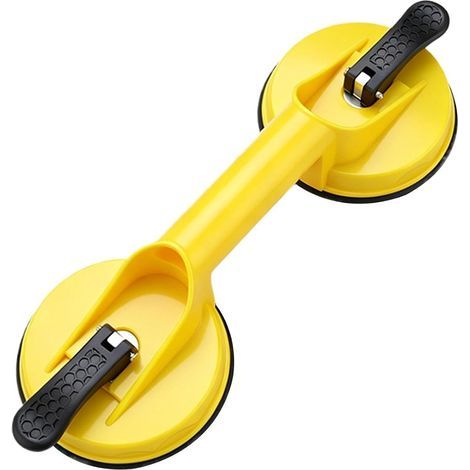 Poignée à ventouse, outil de levage robuste pour grandes surfaces vitrées, ventouses pour vitres, pare-brise de voiture, portières, miroirs, douches, murs, sols, garages, ateliers, bateaux, constructi (1/5)