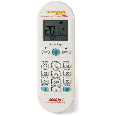 AIRCO 6000IN1 TELECOMANDO UNIVERSALE PER CLIMATIZZATORI (1/2)