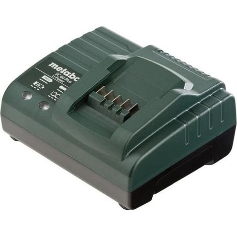 Metabo – Chargeur pour électroportatif 14,4V et 18V – Compatible avec batteries Li-Power – Prise secteur 220-240V – Charge rapide en 52min