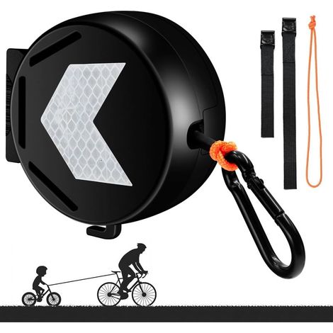 Barre Traction Velo Enfant, 2m Corde de Remorquage pour Vélo, Corde De Traction De Bicyclette, Système De Remorquage De Vélo Rétractable, pour vélos (1/5)
