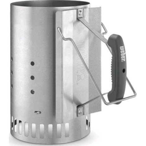 Ciminiera Accendi Carbonella Weber Acciaio Cm 20,6 H.Cm 31,8 - 1 Pz
