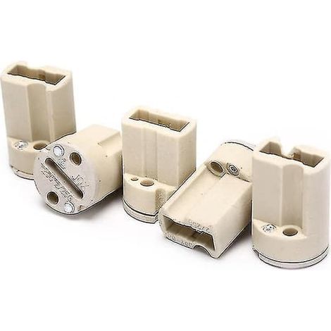Lot de 5 adaptateurs de douille G9 pour lampe. (1/4)