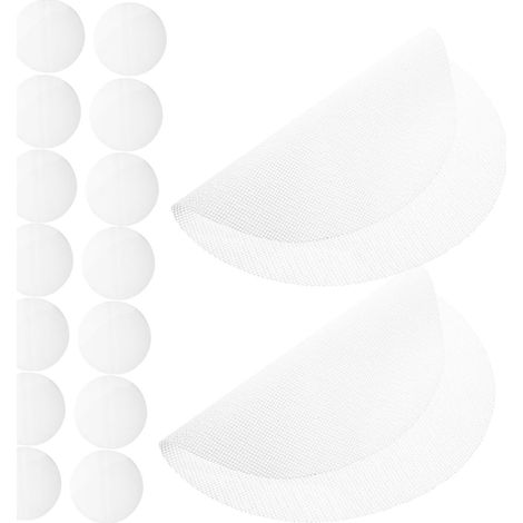 MAGICLULU 40 pièces Lot de Tapis Ronds Silicone Antiadhésifs pour Cuisson Vapeur Résistants Chaleur Réutilisables Adaptés pour Paniers Vapeur et Friteuses à et Restaurant'-'- (1/5)