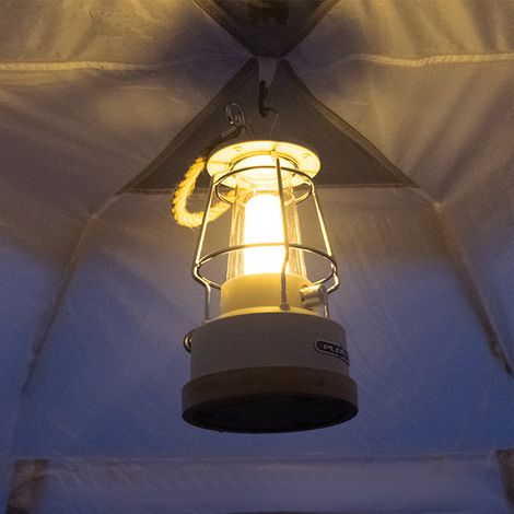 Retro-LED-Campinglampe, batteriebetrieben, ideal für Notfallsituationen wie Campingzelte und Picknicks im Freien. (1/5)