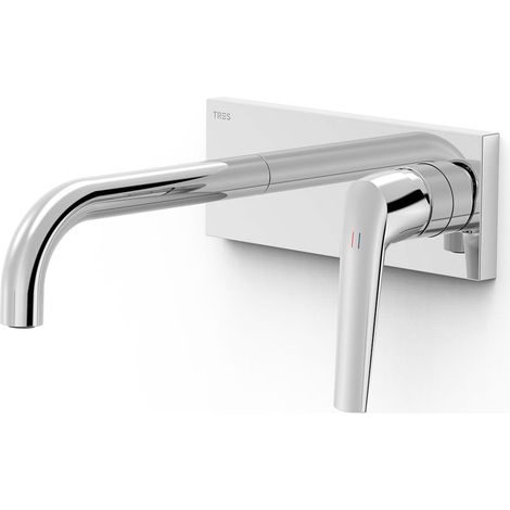 TRES 28130023 FUJI Pieza Vista para Cuerpo Empotrado De Lavabo Color Cromo - ref: 28130023