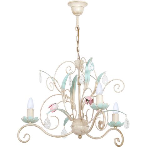 Lustre bougies cristal multicolore Luce 3xE14 Luminex