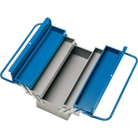Caja de herramientas Unior metal compartments diseño cantilever 5 compartimentos (1/2)