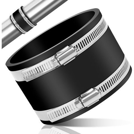 Rubber Sleeve, 150mm Diameter, Stainless Steel Clamps, Ventilation, Carbon Filter (1/5)