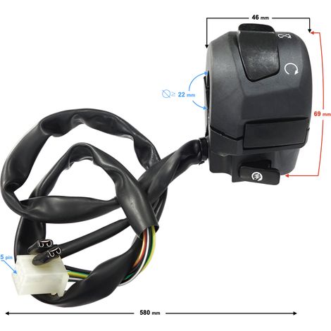 Rechter Kombinationsschalter für FR 2 Moped (1/2)