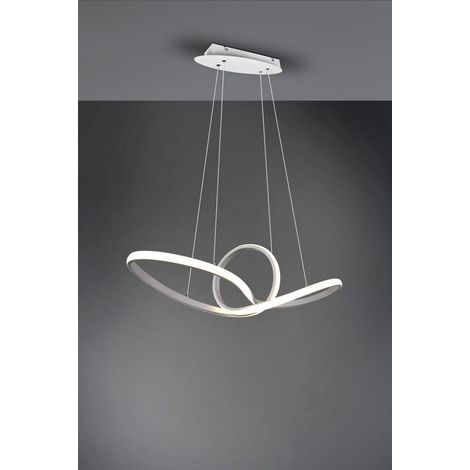 Pendelleuchte Sansa Led 28w Dimmbar Weiß L80 cm Trio Beleuchtung (1/4)