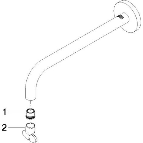 Dornbracht 90282235200-00 Bec Pièces de rechange