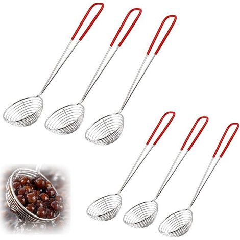 Passoire, Acier Inoxydable, Manche Longue, 29,5 cm, 27 cm, Cuisine, Hot Pot
