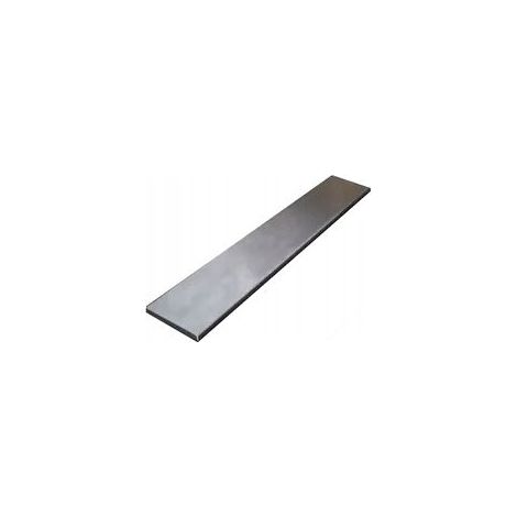 Barre plate en acier inoxydable résistant aux acides 45x2 mm, longueur 100 cm, pour applications industrielles et chimiques (1/3)