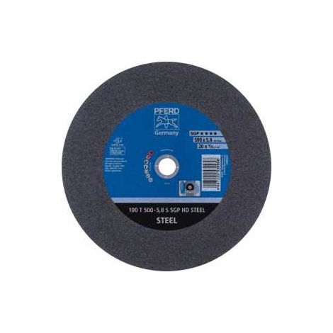 PFERD TOOLS Stationäre Trennscheibe T 500x5,8x40mm "hart" HD STEEL für Stahl 100m/s 5 Stk (1/4)