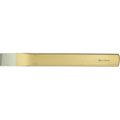 Burin à fente, coudé, 26 x 7 mm longueur 240 mm acier chrome-vanadium