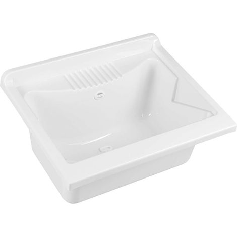 Aqualine - Vertedero 60x50 cm, blanco PI6050