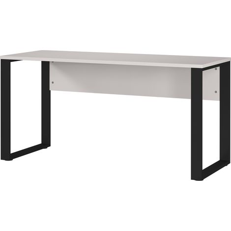 Bureau droit moderne 150 cm cachemire/noir Azaro (1/2)