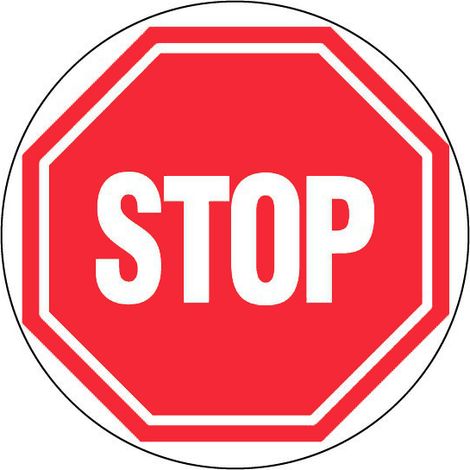 Panneau d’interdiction rond 300mm ''Stop'' - NOVAP - 4060712