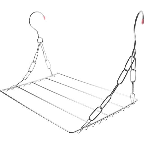 Exterieur Au Dessus du Séchoir De Porte Séchoirs Pliants pour Le Linge Cintre Echarpe Ronde Séchoir à Linge Chaussure Acier Inoxydable Culotte