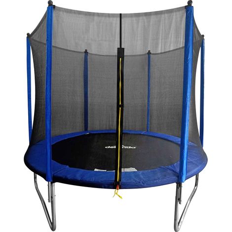 Dellonda DL67 Heavy-Duty Outdoor Trampoline with Safety Enclosure Net 8ft (1/5)
