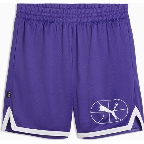 Puma Junior Varsity Basketballshorts 7'' lila 63307610 r L (1/5)