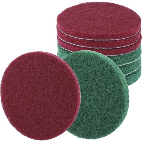 8 pièces tampons de polissage en éponge abrasive 125 mm, granulométrie P240 P400, résistant à l'eau et à l'huile, pour ponceuses rondes et excentriques. (1/5)