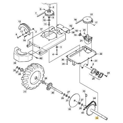 ASTA ORIGINALE STIGA - 1126-8079-01