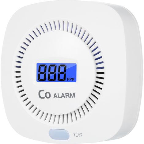 Detector de monóxido de carbono con sensor y pantalla LCD digital, alarma y analizador de gas CO de alta precisión. (1/5)