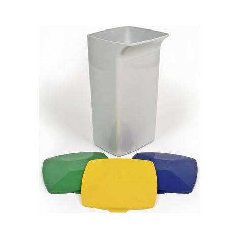 Contenedor  de  reciclaje  duradero  40  l  H590xB320xT360mm  -  1800798010 (1/4)