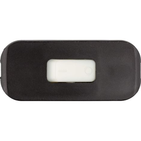 Interrupteur à bascule pour lampe lumineux bipolaire noir (1/5)