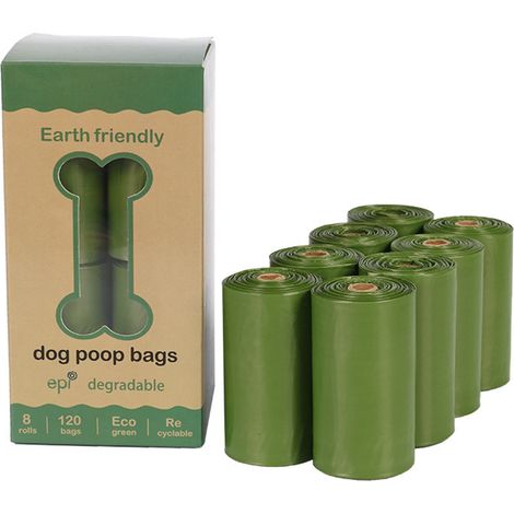 24 Rollen biologisch abbaubare, auslaufsichere und reißfeste Hundekotbeutel für Spaziergänge und Reisen mit Ihrem Welpen (1/5)